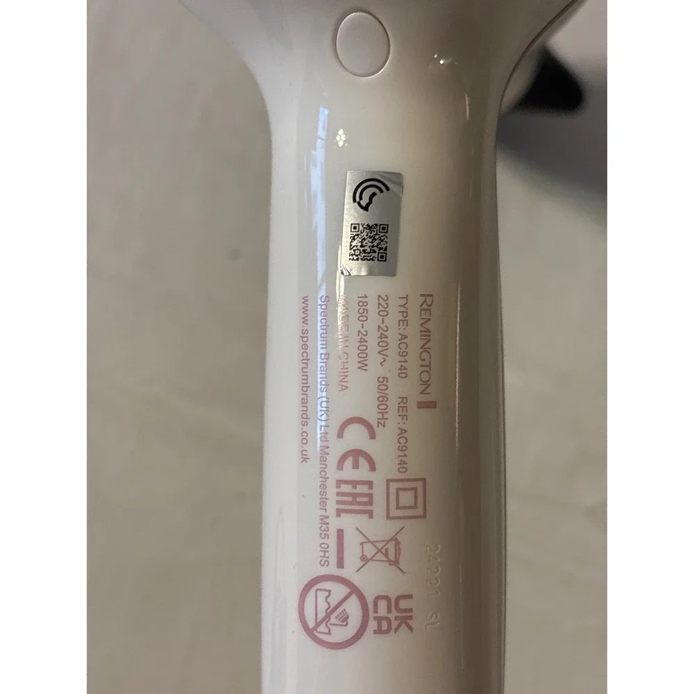 Remington PROluxe Hair Dryer AC9140 White Rose Gold‎ Good 2400W Ionic Blow Dryer